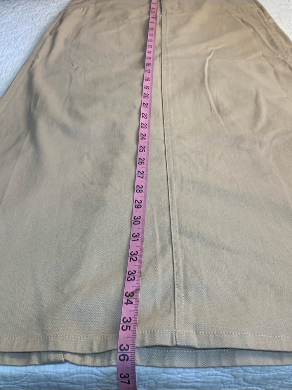 Cato Tan A-Line Midi Skirt - Picture 6 of 11